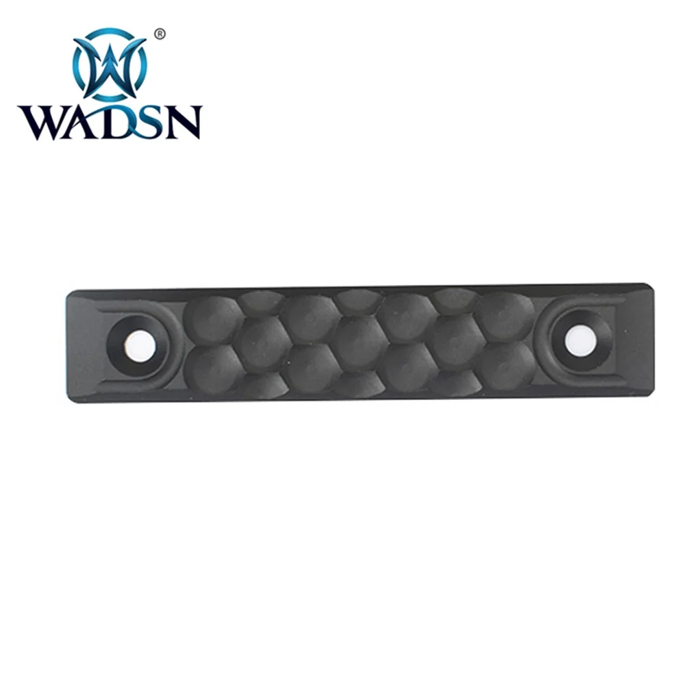 80x16mm HC WADSN Tactical RS CNC Handguard Rail Крышка для M-lok и Keymod короткая версия Railscales WME08003 охотничий оружейный светильник аксессуар - Цвет: 80x16mm HC