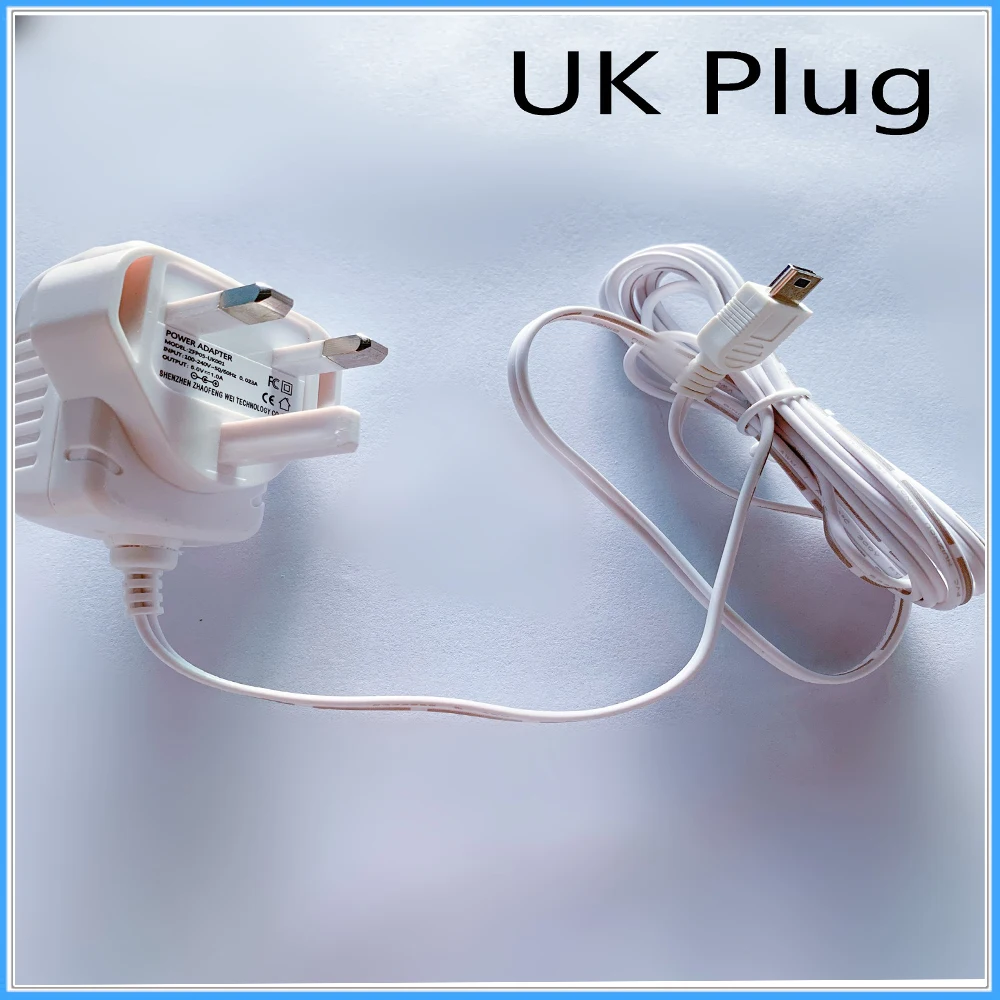 UK Plug Видеоняни и радионяни VB601/VB602/VB603/VB605 DC Универсальный Мощность адаптер 5В 1000mA 100-240V 50/60 HZ Зарядное устройство - Цвет: UK Plug