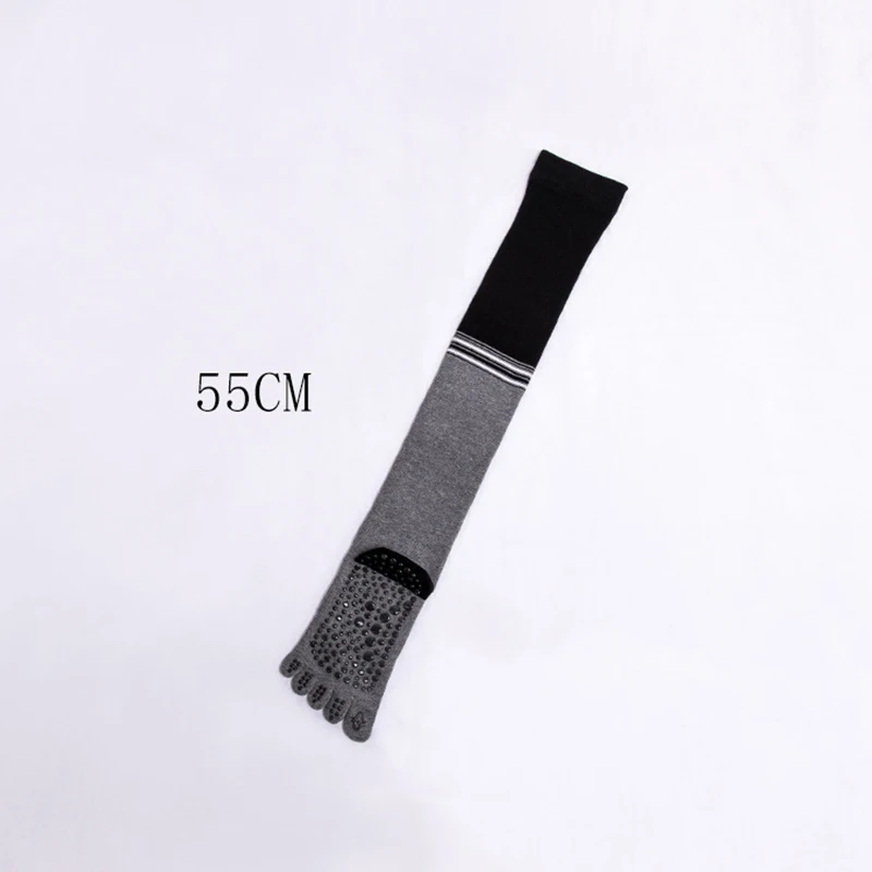 Женские носки для йоги с пятью носками 5 пар длинные чулки выше колена хлопковые