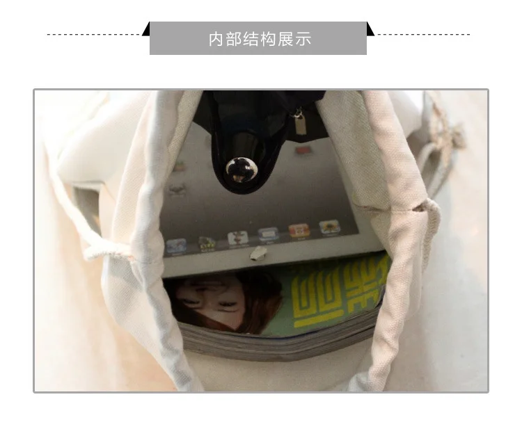 Для женщин Drawstring рюкзак, сумка для покупок из хлопка парусиновая спортивная сумка для путешествий Карманный чехол Worek plecak Sznurek Sacos De Mujer; большие размеры