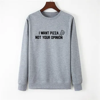 

Fashion Pizza Print Women Hoodie Long Sleeve Pullover Women's Sweatshirt Autumn Hoodies Women O-NECK Clothes Casual Tops