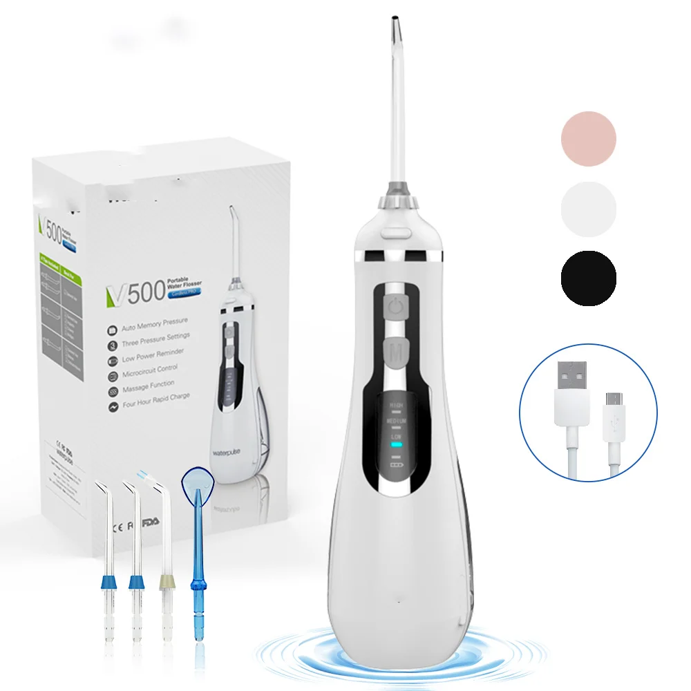 

Rechargeable Cordless Oral Irrigator Portable Irrigators Water Flosser Travel Massage Clean Flossing Dental Irrigator Flosser