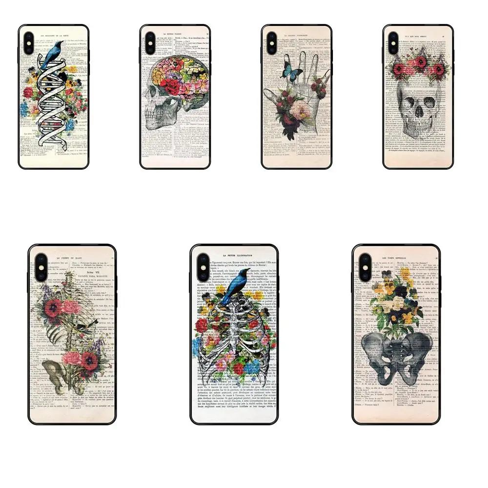 Wholesale And Retail Cellphone Cases For Xiaomi Mi Note A1 A2 A3 5 5s 6 8 9 10 SE Lite Pro Ultra Book Background Skeletal Flower Wholesale And Retail Cellphone Cases For Xiaomi Mi Note A1 A2 A3 5 5s 6 8 9 10 SE Lite Pro Ultra Book Background Skeletal Flower
