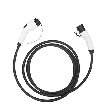 

Type 1 to Type2 16A Single-phase Standard AC EV Charging Gun EV Charger Cable For Electric Vehicle converter adapter 5M