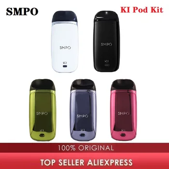 

Original SMPO KI Pod Kit with 650mAh Battery & 1.8ml Pod Cartridge TC Kit Zinc Alloy E-cigarette Pod System Vape Kit Vs Drag X