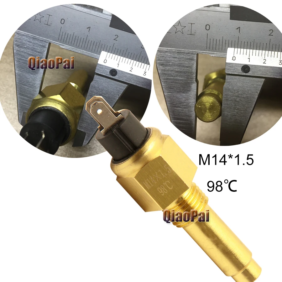 1,5 98 ℃ Sensore di temperatura dellacqua motore 3W adatto per gamma accessori motore VDO 38~120 ℃ 6~24V M14 Sensore di temperatura 1,5 98 ℃ Sensore di temperatura dellacqua motore 3W adatto per gamma accessori motore VDO 38~120 ℃ 6~24V M14 Sensore di temperatura