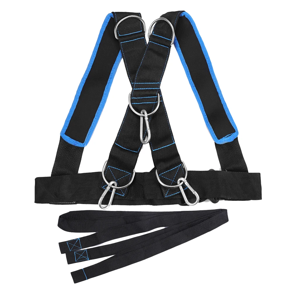 

1PC Sled Workout Harness Fitness Resistance Training Workout Speed Exercise Shoulder Strap Resistance Band