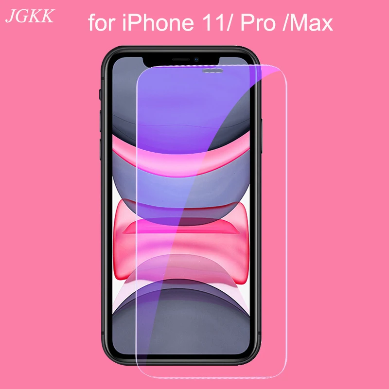 Полное покрытие анти-синий луч закаленное стекло для iPhone 11 Pro Max Защита экрана