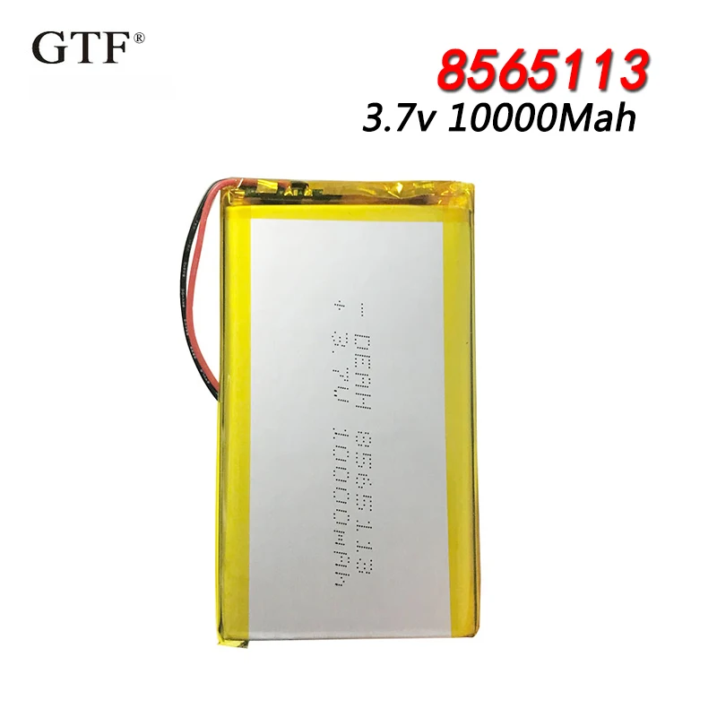

8565113 3.7V 10000mAh Lithium Li-polymer Rechargeable Battery Li-ion Li Po cells For Tablet DVD GPS Medical Device PDA E-book