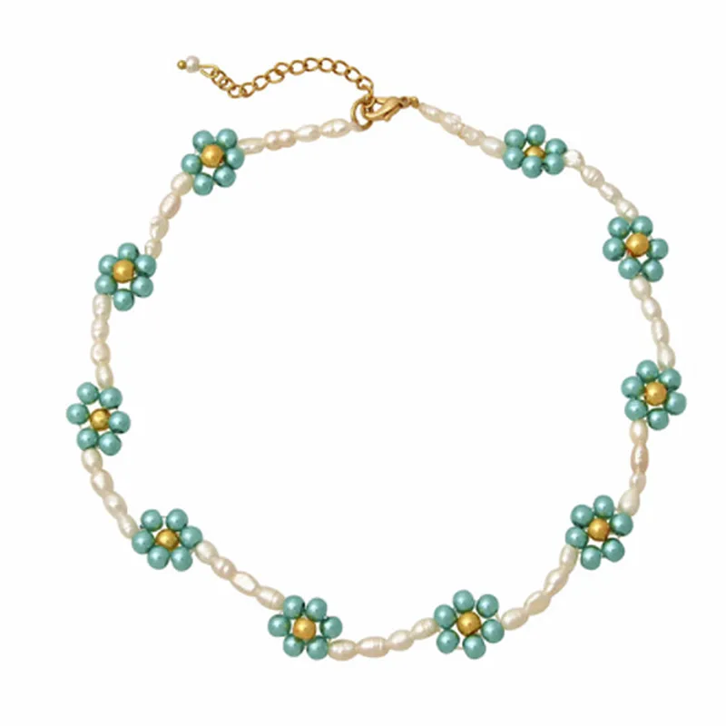 Модные звенья цепи bijoux Ожерелье из нержавеющей стали богемная жемчужная подвеска в стиле барокко ожерелье весна-слинг закрытие MATERA ожерелье - Окраска металла: 24