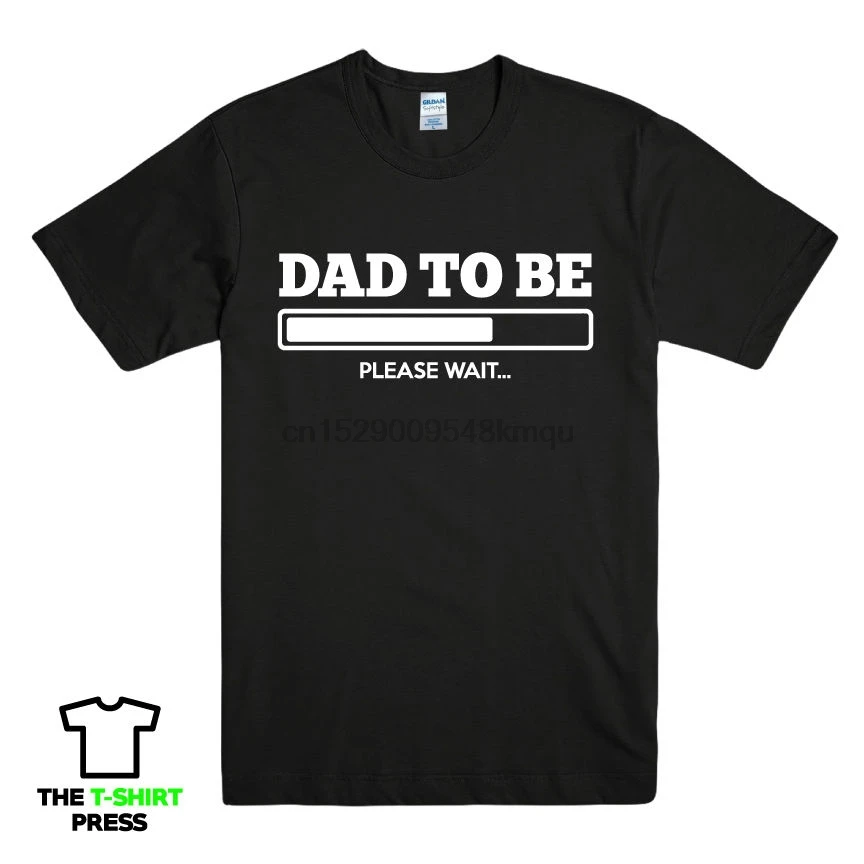 DAD To Be/футболка с принтом ожидающая загрузки ребенка идея забавного подарка