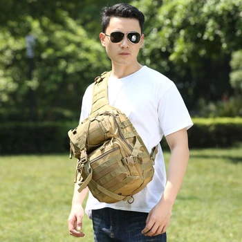 

Military Camouflage Pack Sling Backpack Camping Outdoor Molle Rucksack Bag Waterproof High Capacity Designed