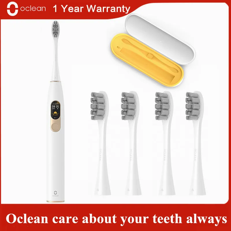 Global Version Oclean X Sonic Electric Toothbrush Waterproof Ultrasonic Fast Charging Color Screen Toothbrush from CZ