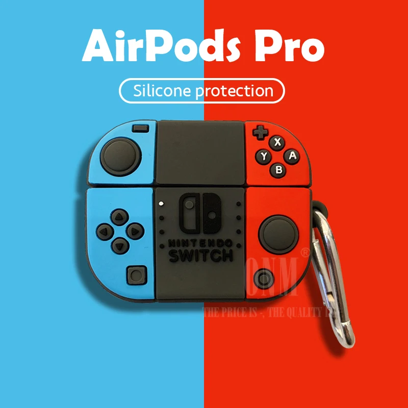 

Nintendo Switch Case for AirPods Pro Cover 3D Cute Cartoon Silicone Protective Case for AirPods 3 Wireless Headset accessories