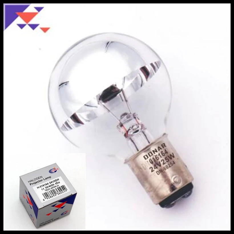 DN 60254 24V 25W BA15d 24V25W half silver bowl incandescent light bulb