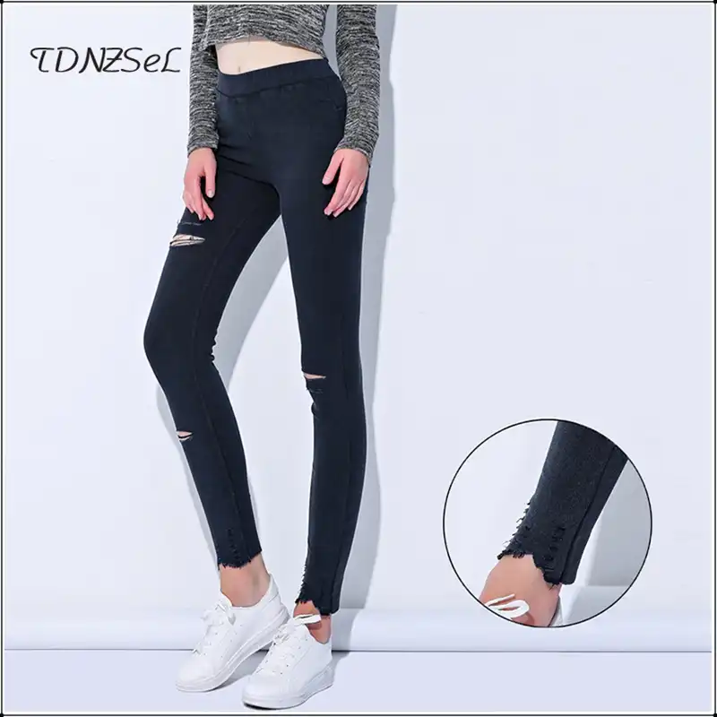 stretch jeans leggings