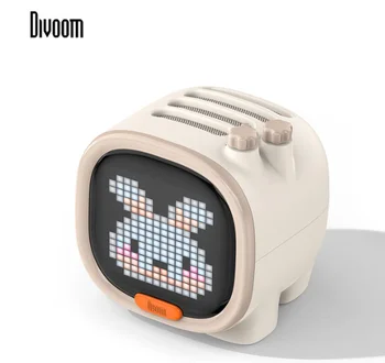 

Divoom Timoo Pixel Art Bluetooth Speaker Portable Wireless Speaker Clock Alarm Cute Gadget Desktop Decoration with LED Screen