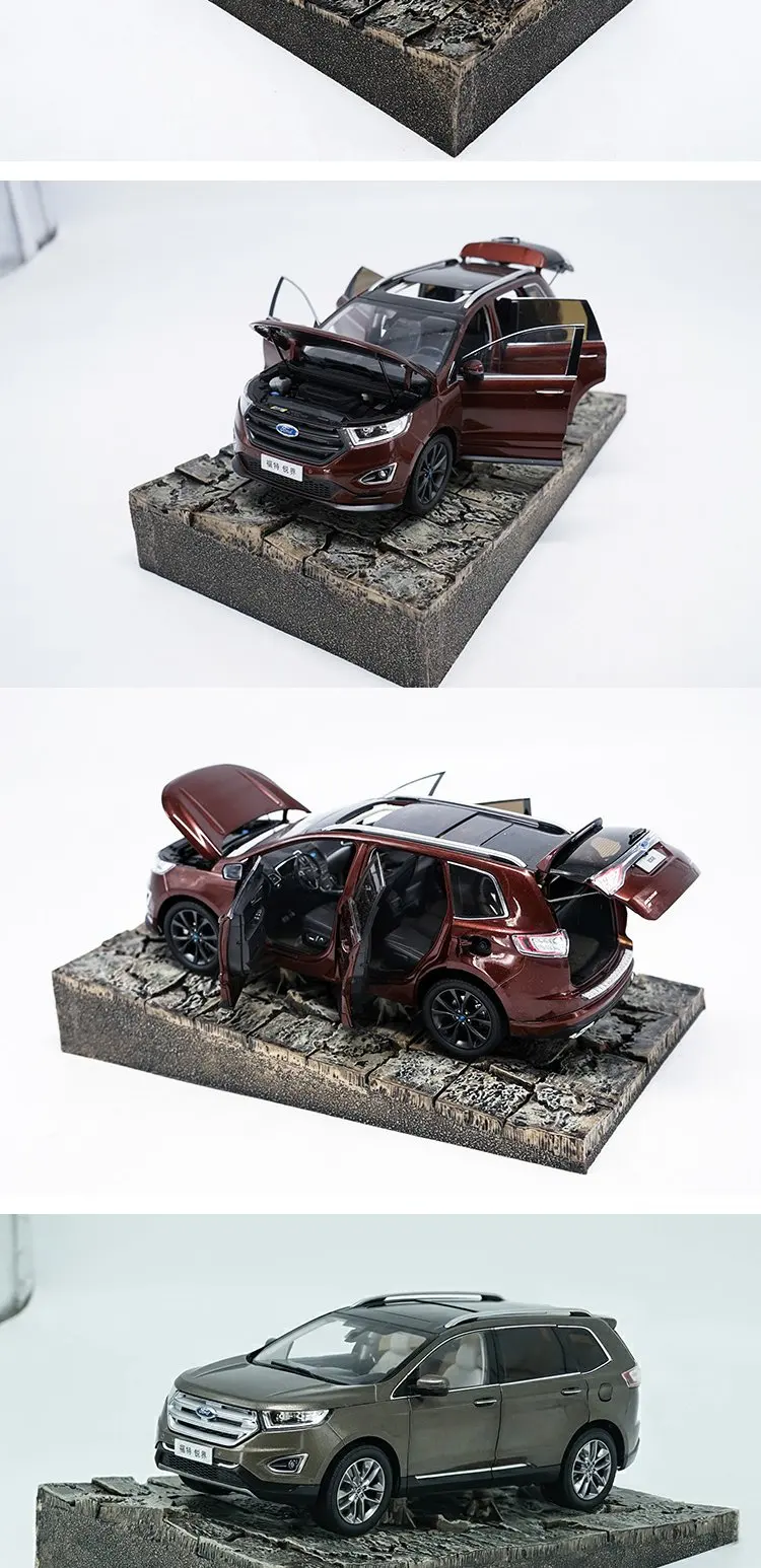 1:18 FORD EDGE SUV литая модель автомобиля игрушки Металлическая Модель автомобиля оригинальная коробка