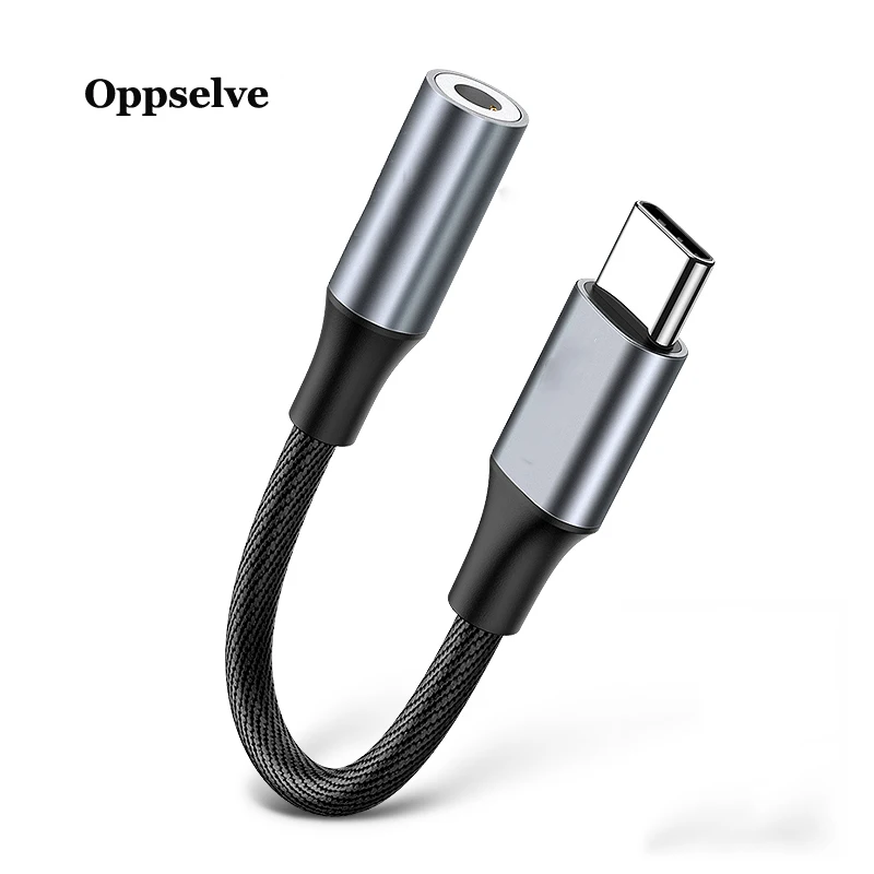 Oppselve usb type C до 3,5 мм переходной кабель наушники type-C конвертер кабель для Xiaomi huawei OPPO OnePlus