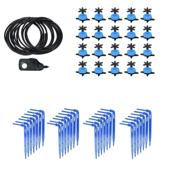 

4-Way Irrigation Drip System Mini Flow Dripper Greenhouse Tools for Potted Plants