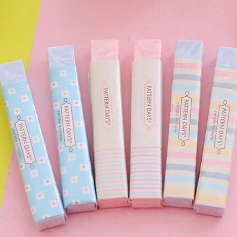 

Creative Student Prizes Cute Fresh Strip Eraser School Supplies Stationery Kindergarten Children Birthday Gift