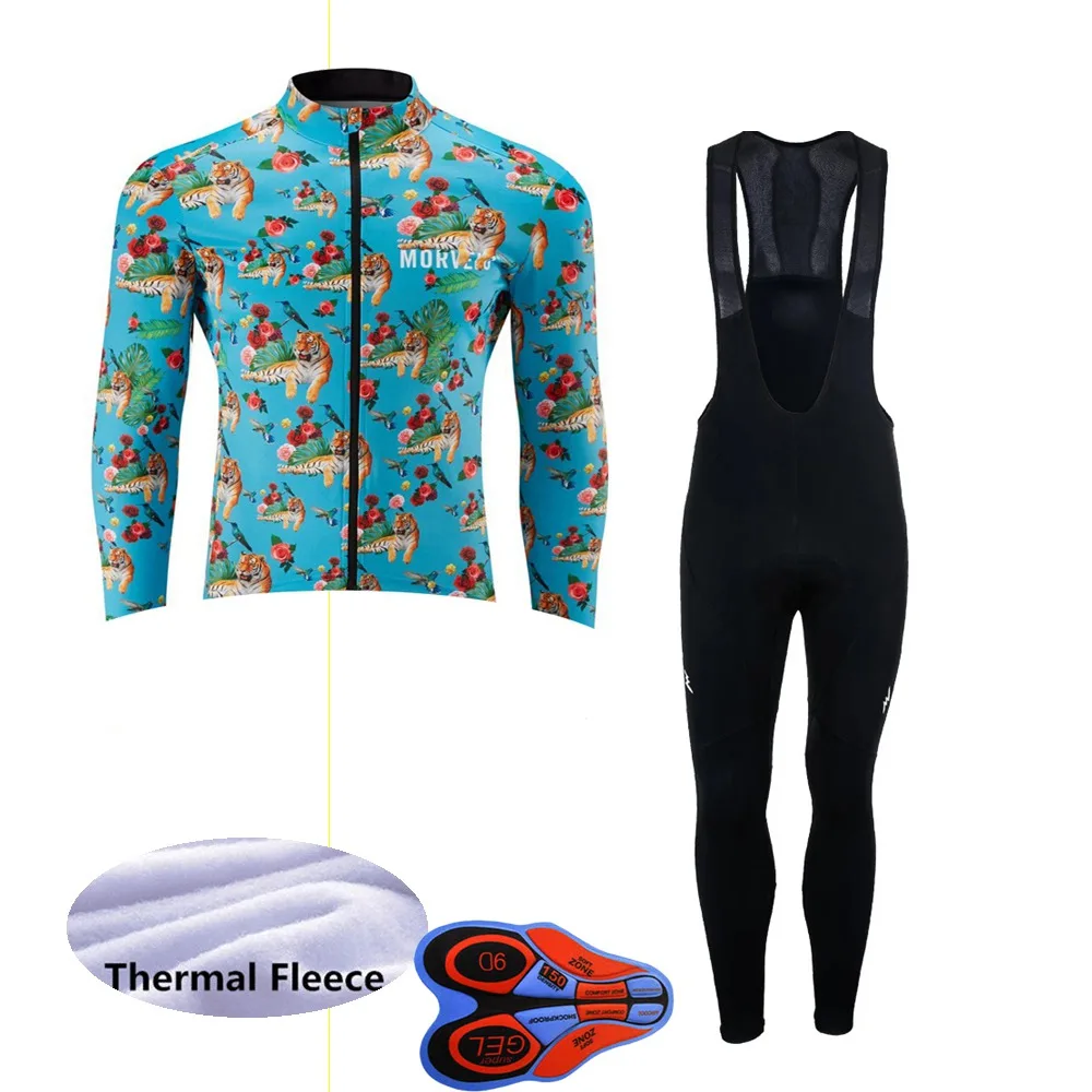 Morvelo с длинным рукавом Roupa De Ciclismo Invierno Hombre Термальность флис для групповой езды на велосипеде трикотажный комплект Зимний MTB велосипеда Костюмы S56