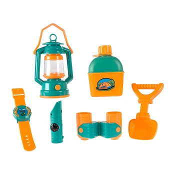 

6 Pcs Kids Outdoor Adventure Kit Camping Toy Camp Gear for Indoor/Outdoor Use for Boys and Girls Kids Toys Parent-Child Interact