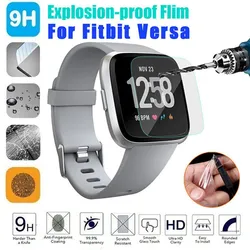 2pcs Soft Screen Film HD Tempered Glass 9H 2.5D Premium Screen Protector Film for Fitbit Versa SmartWatch Band 2pcs Soft Screen Film HD Tempered Glass 9H 2.5D Premium Screen Protector Film for Fitbit Versa SmartWatch Band
