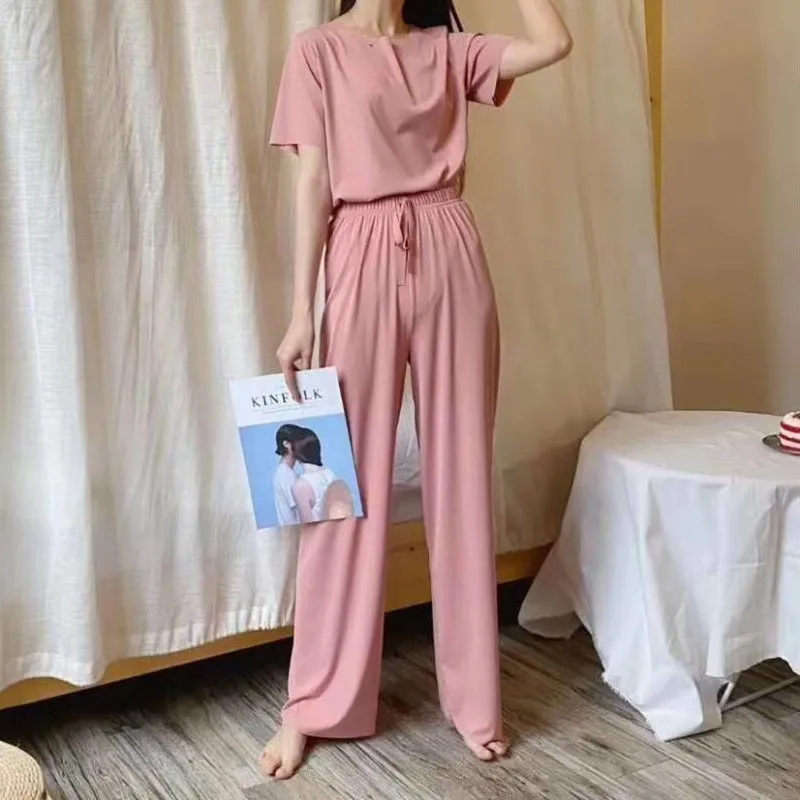 Комплект пижамный Женский цвет в ассортименте S M L XL XXL 2 шт/комплект | Женская