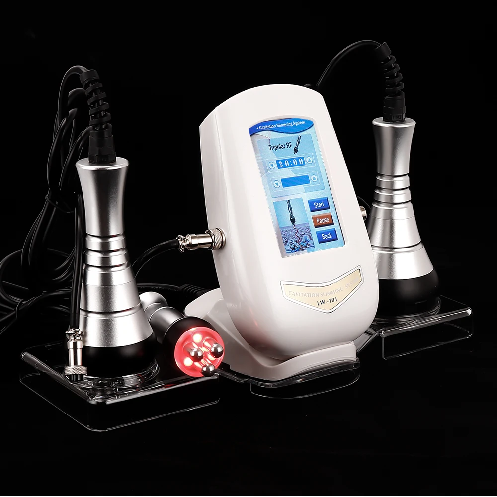 Ультразвуковая кавитационная машина для похудения, профессиональная радиочастотная плазменная технология для похудения 40 K, машина для похудения