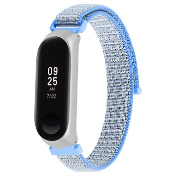 

Bright Colors Nylon Watch Frame Band Strap Replacement Self Gripping Hook-And-Loop Watch Straps For Xiaomi Mi Band 3/4