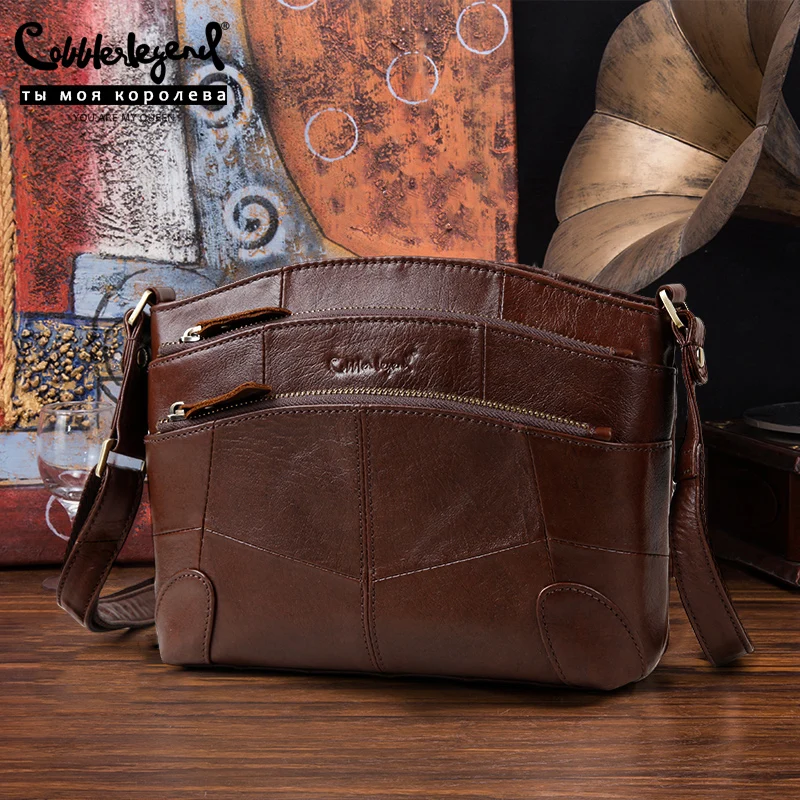 Cobbler Legend Women Bag Genuine Leather Ladies Bucket Bag