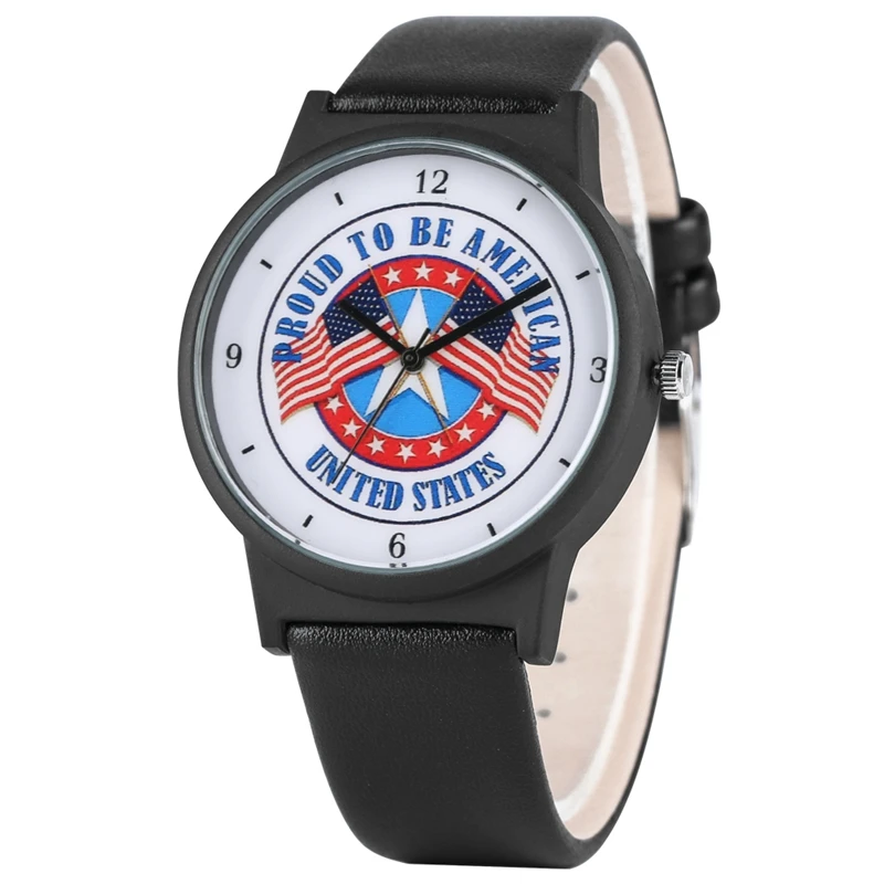 Мужские часы на американскую тему Роскошные мужские с статуей свободы пожарный