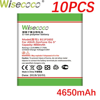 

Wisecoco 10 PCS/LOT B11P1602 4650mAh Newly Produced Battery For ASUS Zenfone Go 5'' ZB500KL X00AD X00ADC X00ADA Phone
