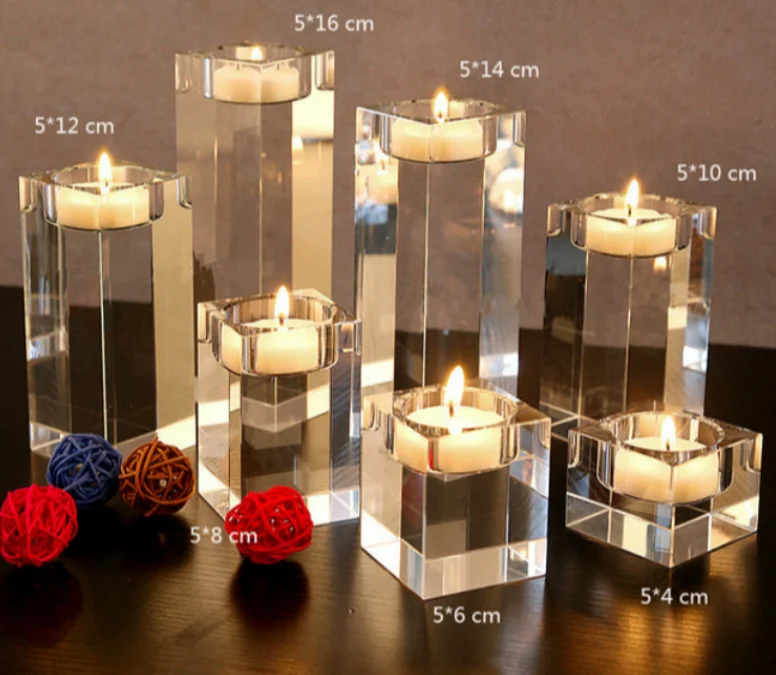 NOOLIM религиозные подсвечники Подсвечники Tealight Свадебные украшения центральные бонусы - Цвет: 5multi10