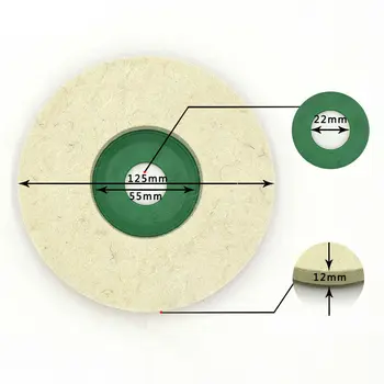 

Wool Felt Disc Polishing Pad Buffing Grinding Wheels Repair Scratches Tool Kit