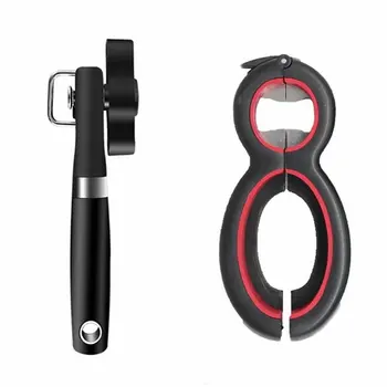 

Bottle Opener Set Multi Kitchen Tools 6-in-1 Jar Openers Twist Off Lid Seal Remover Beer Can Opener Tool for Kichen Dropshipping
