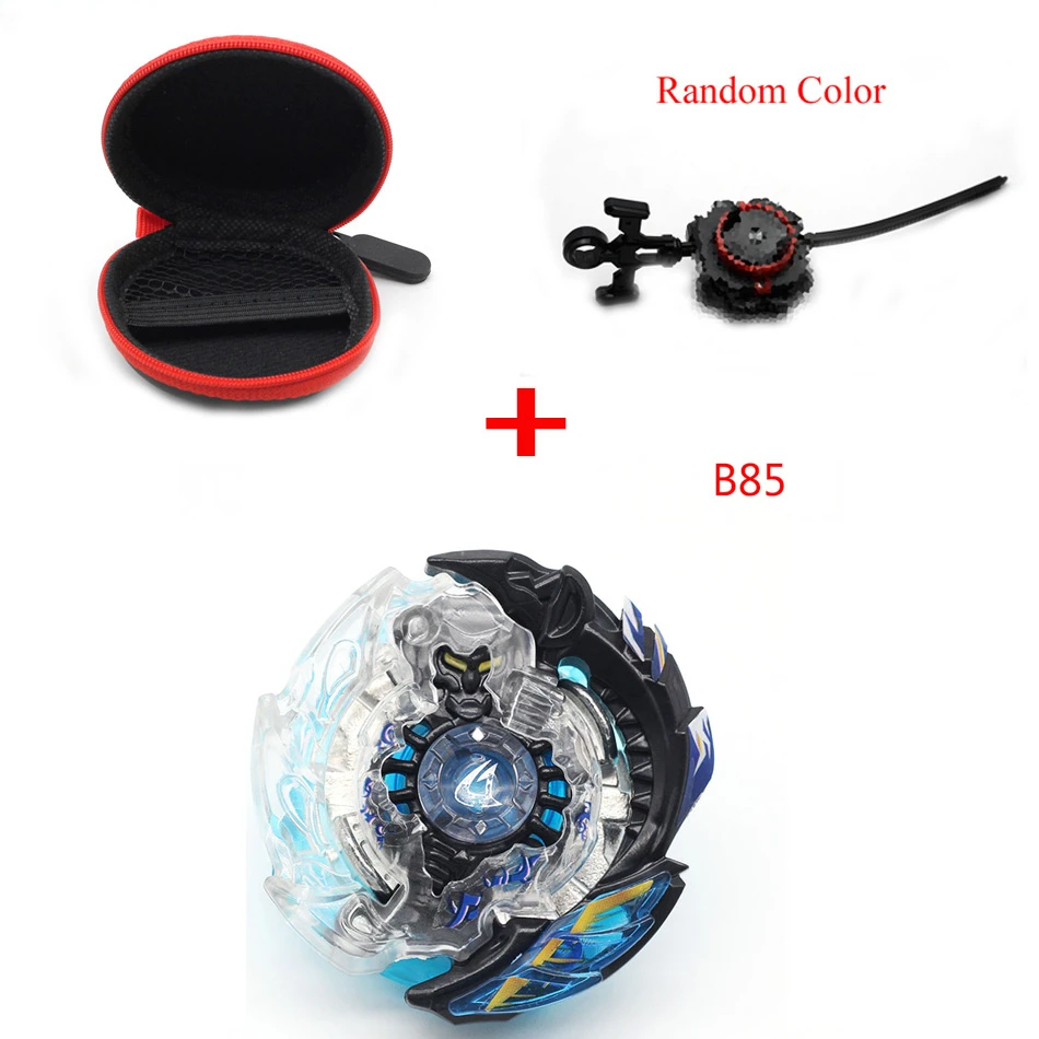 Топ Beyblade Burst B145 B144 с средство для запуска Beyblade сумка для гироскопа Bey Fusion Bayblade спиннинг Топ подарок на день рождения игрушка - Цвет: b85With Launcher
