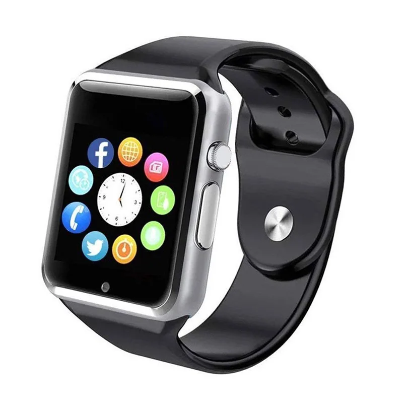 A1 WristWatch Bluetooth Smart Watch Sport Pedometer with SIM Camera Smartwatch For Android Smartphone Russia T15 PK DZ09 Q1 Z60