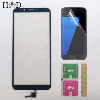 

Phone Y7 2018 Touch Screen For Huawei Y7 2018 Touch Sensor Front Glass Digitizer Panel TouchScreen Repair + Protector Film