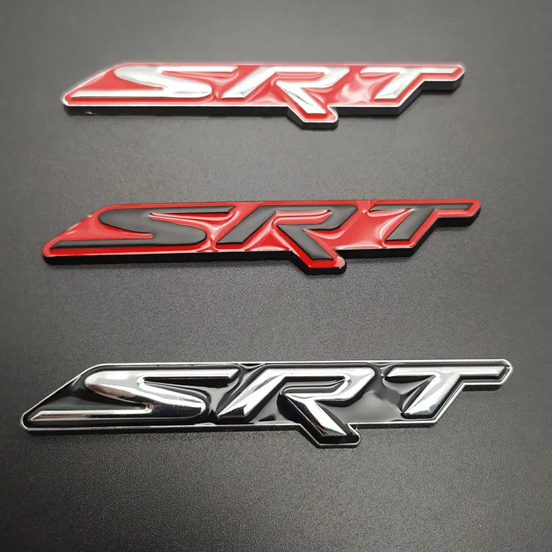 Металлический автомобильный Стайлинг SRT логотип наклейка на дверь автомобиля