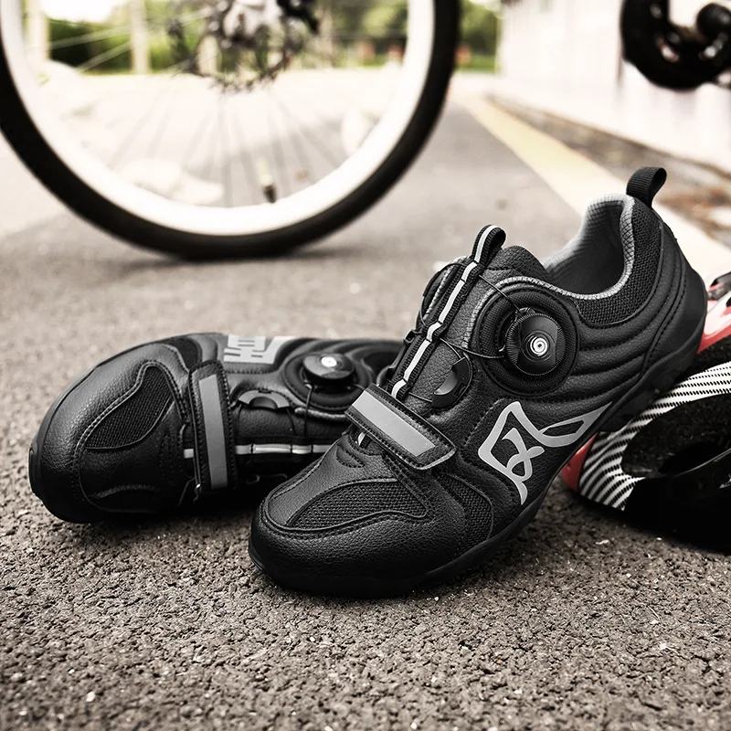 

Profession Cycling Shoes Lock Spring And Summer Punched Sheet Surface Men And Women Highway Mountain Spin Button Hard Bottom Bic