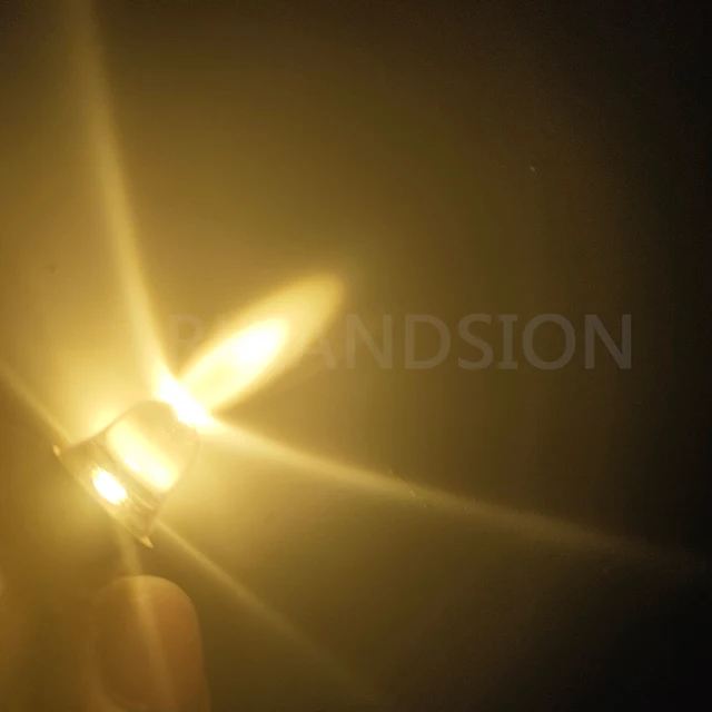 2pcs Xenon white E10 screw base LED torch headlight  flashlight bulb 3V Wholesale Warm white Warm white
