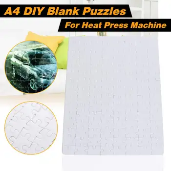 

A4 Blank Puzzle 10pcs/20pcs Coloring Dye Sublimation Printable Jigsaw Puzzle For Heat Press Kids DIY Production Toys Gift