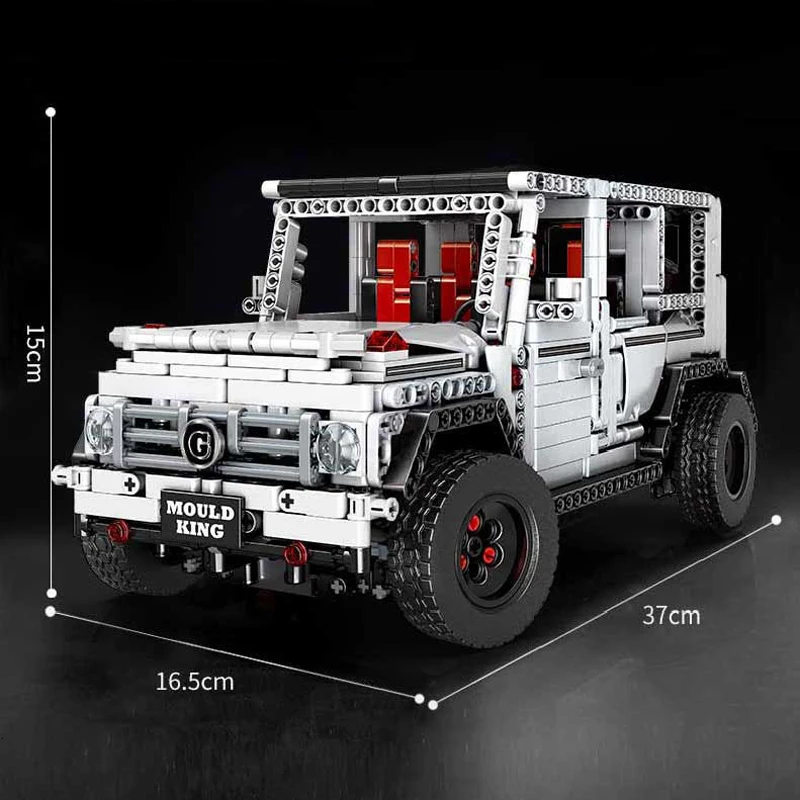 Горячая техника 1:10 масштаб моделирование Suv строительный блок Brabus Benz G65 автомобиль кирпичи оттягивать сборку кирпичи коллекция игрушек