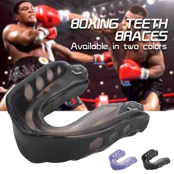 

Sports EVA Mouthguard Gum Shield Environmental Boxing Mouth Guard Safety Teeth Oral Cavity Clear Taekwondo Adult Kicking