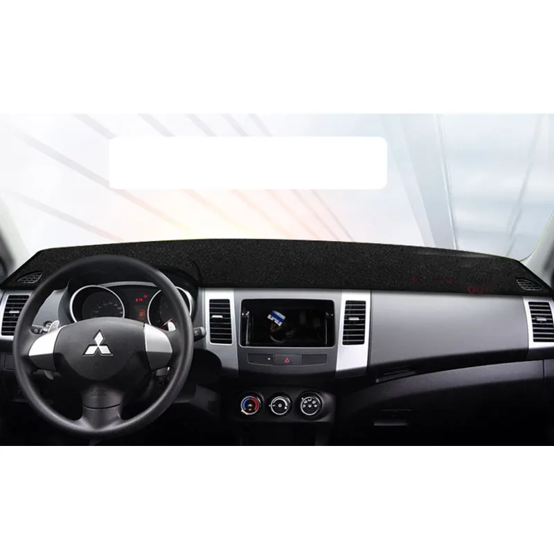 Lsrtw2017 полиэстер автомобиля dasbhoard коврик для mitsubishi outlander xl 2006 2007 2008 2009 2010 2011 2012 аксессуары для интерьера