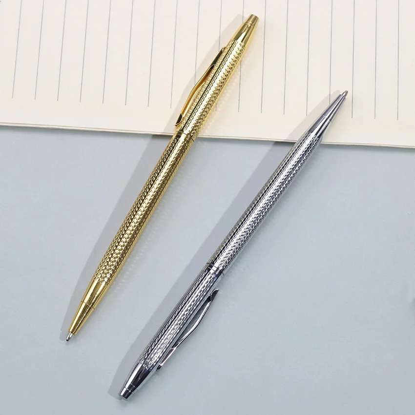Metal 0.7mm Signing Pen Ballpoint Pen Slim Ball Pen Office School Stationery 