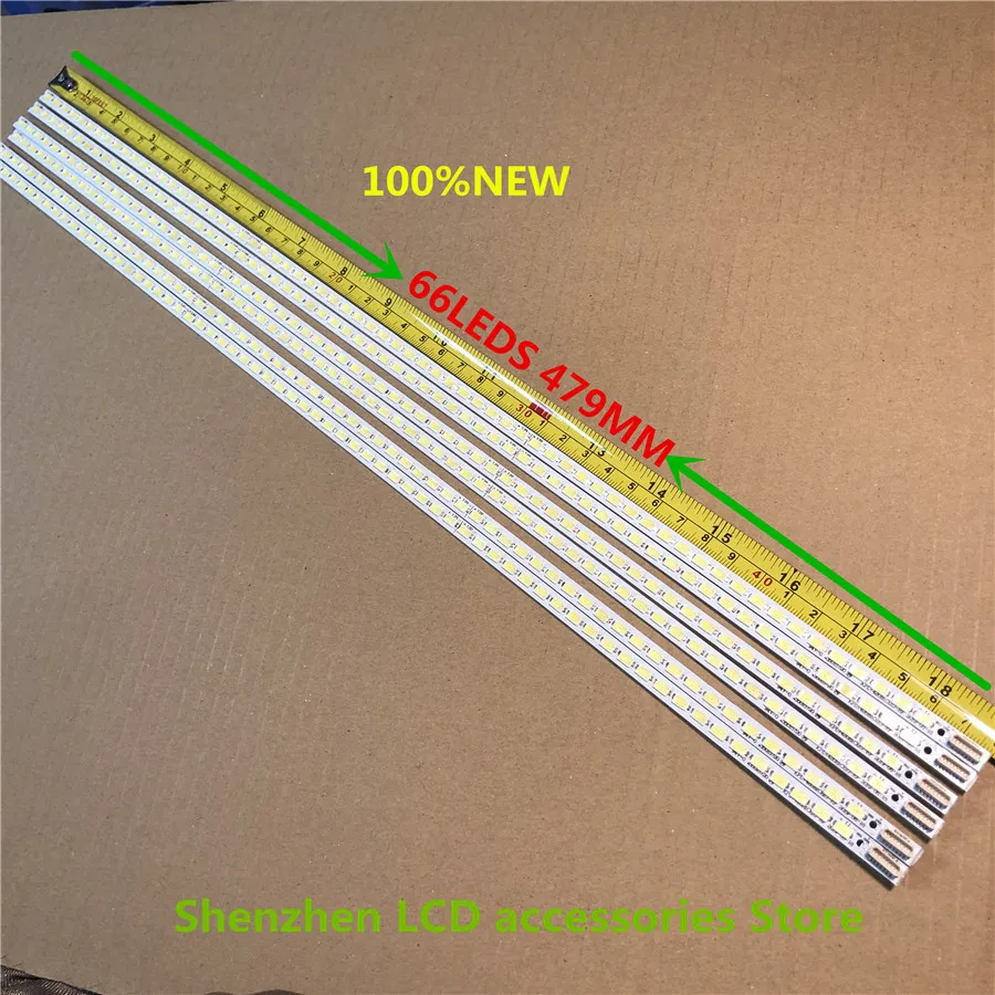 4Pieces/lot for Konka LED42MS92DC LCD backlight strip 35015720 KPL 420B1CE10-RF 37018476-A 66LEDS 479MM 100%NEW | Электроника