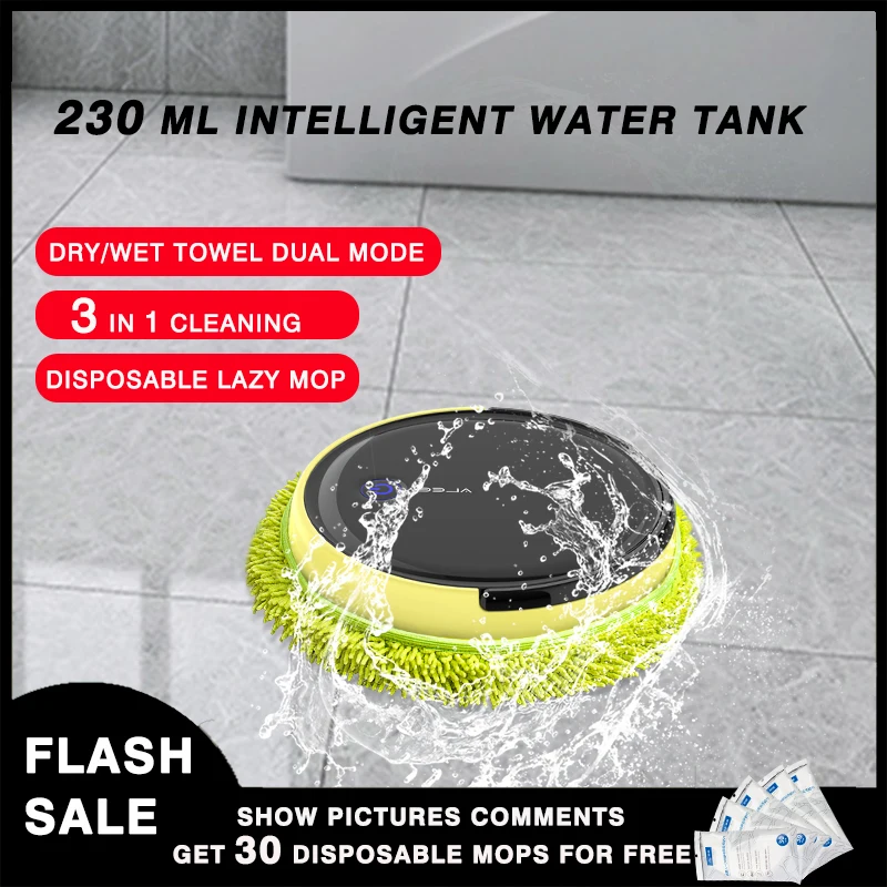 

Робот-пылесос для мытья полов, 4000 мАч